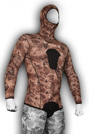 Σακάκι κατάδυσης: Comfort Camo Brοwn  6,5 mm.